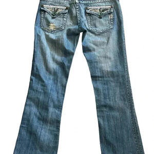 Version Sud Distressed Camo Denim Jeans